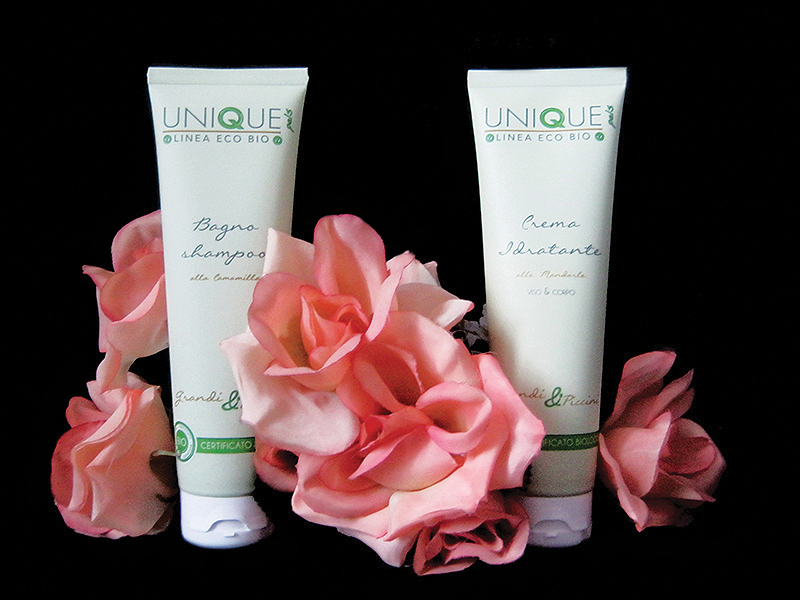 UniquePels bagno-shampoo e crema idratante linea eco bio
