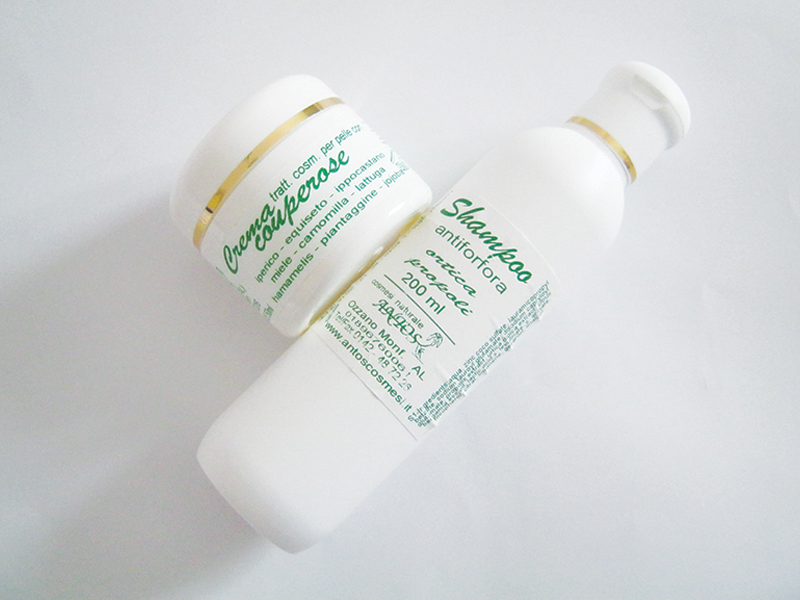 Antos-crema couperose e shampoo antiforfora